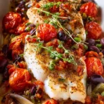 Mediterranean Baked Cod First Image