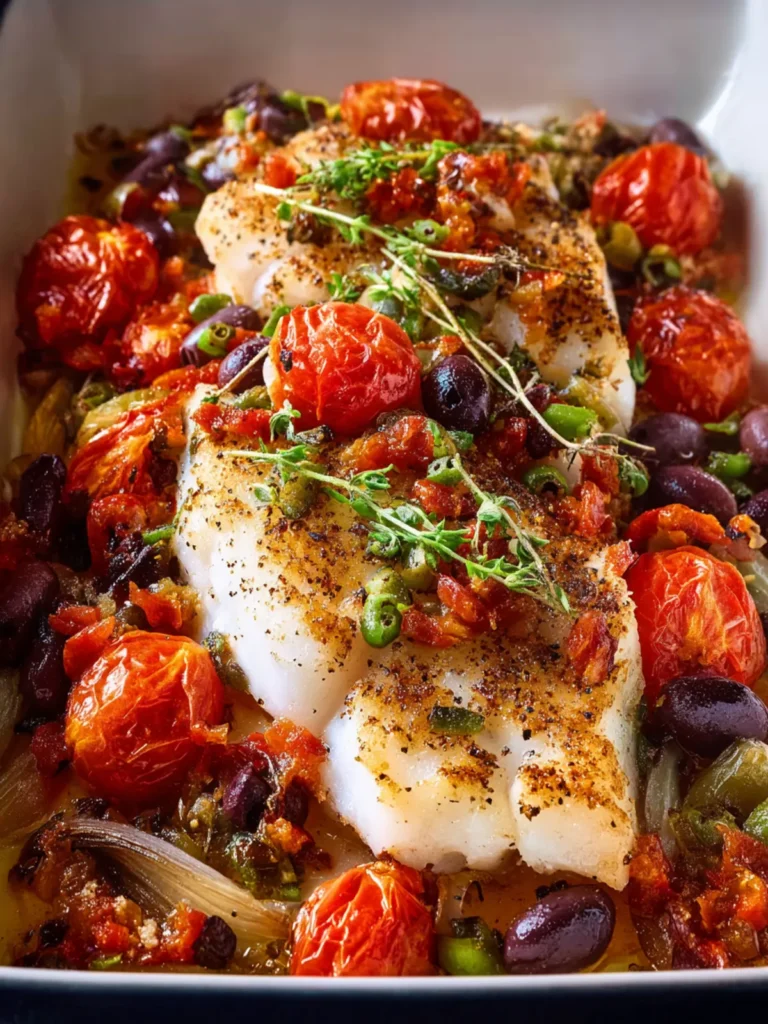 Mediterranean Baked Cod First Image