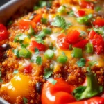 Quinoa Stuffed Pepper Casserole First Image