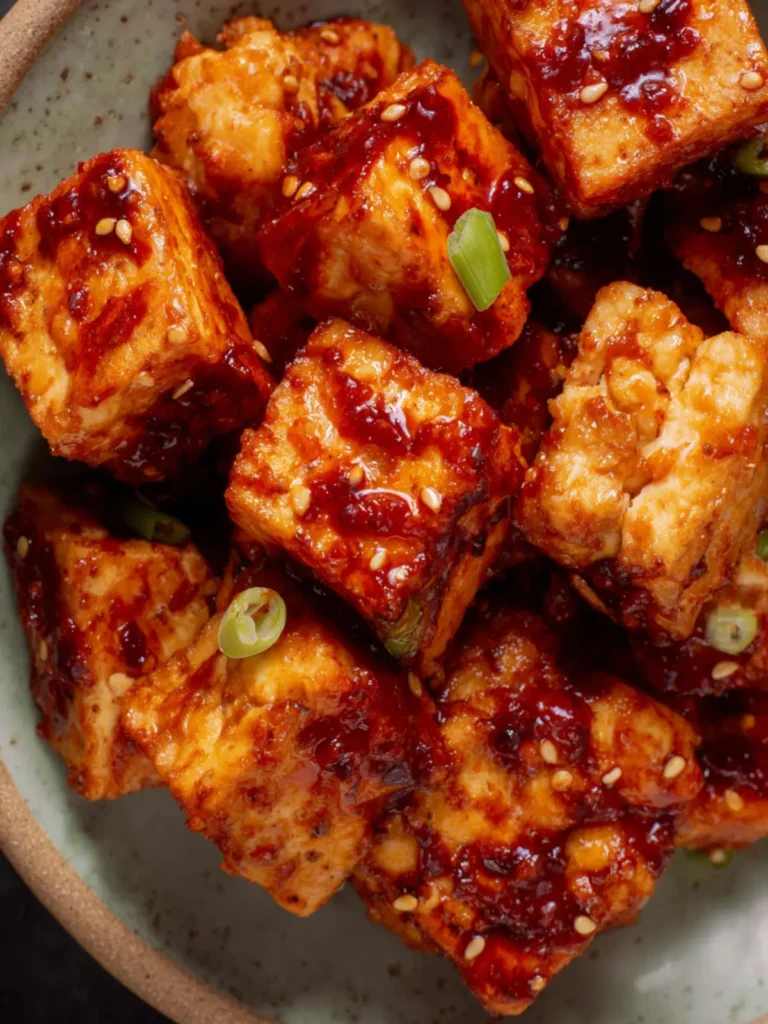 Sweet and Spicy Harissa Tofu First Image