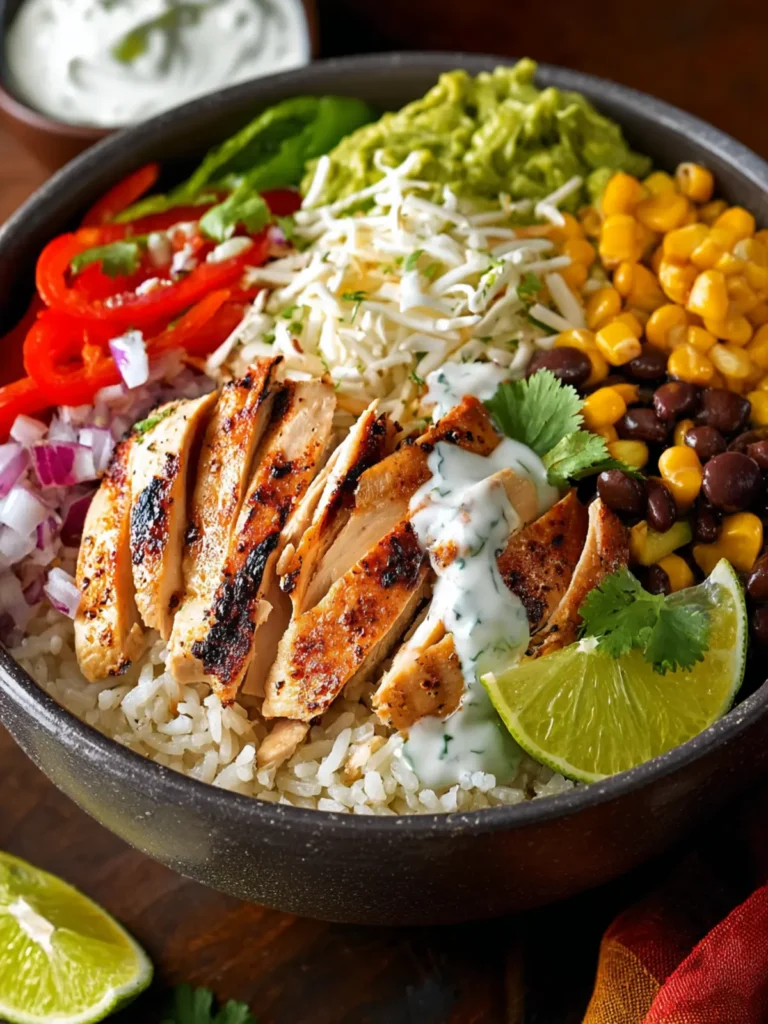 Tequila Lime Chicken Burrito Bowl First Image