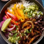 Vegetarian Fajita Veggie Bowls First Image