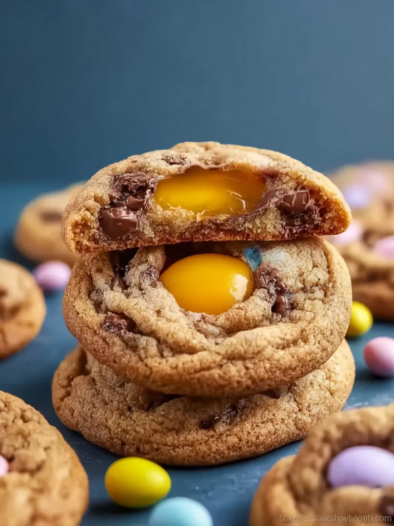Cadbury Egg Cookies First Image