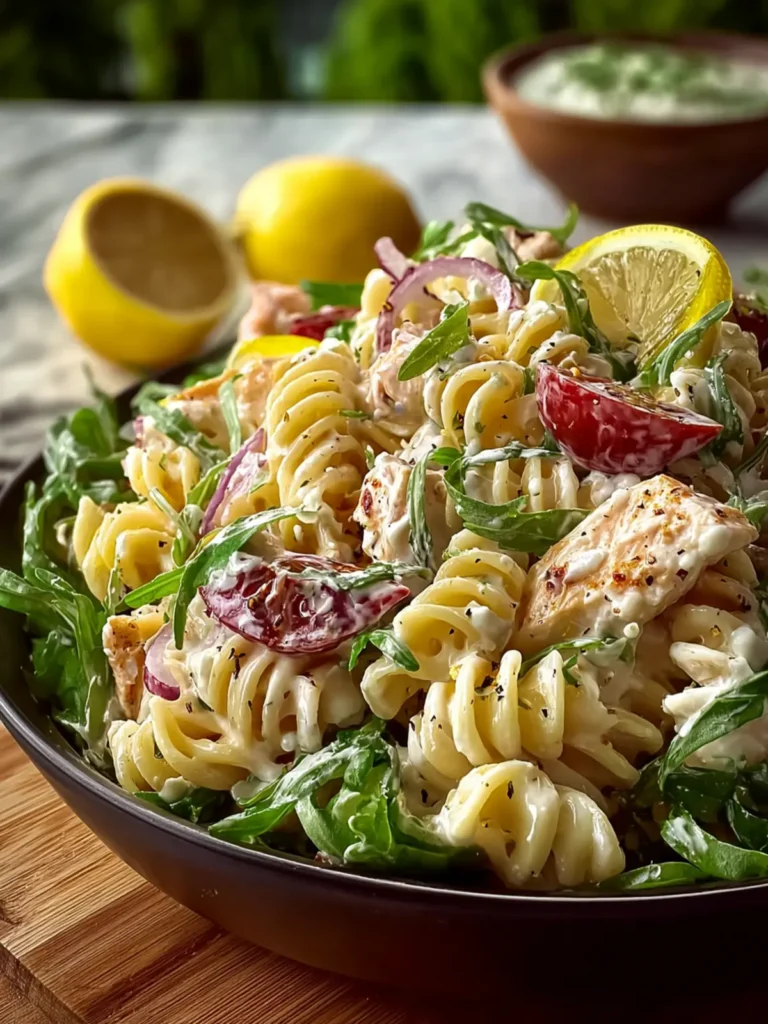 Creamy Lemon Pasta Salad First Image