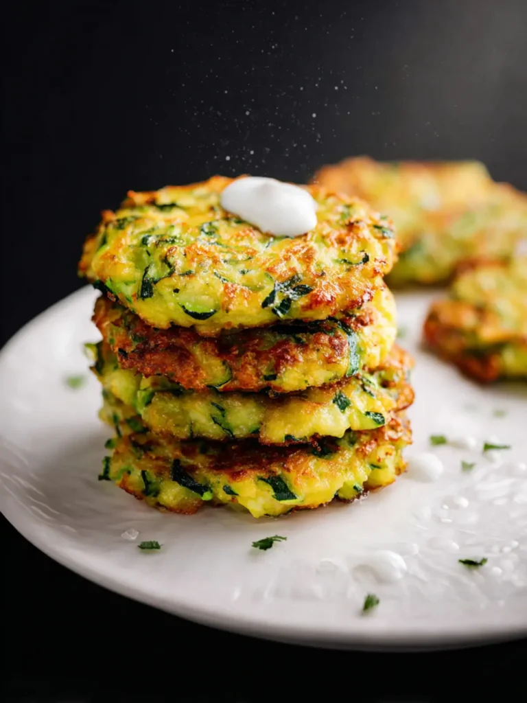 Crispy Zucchini Fritters First Image