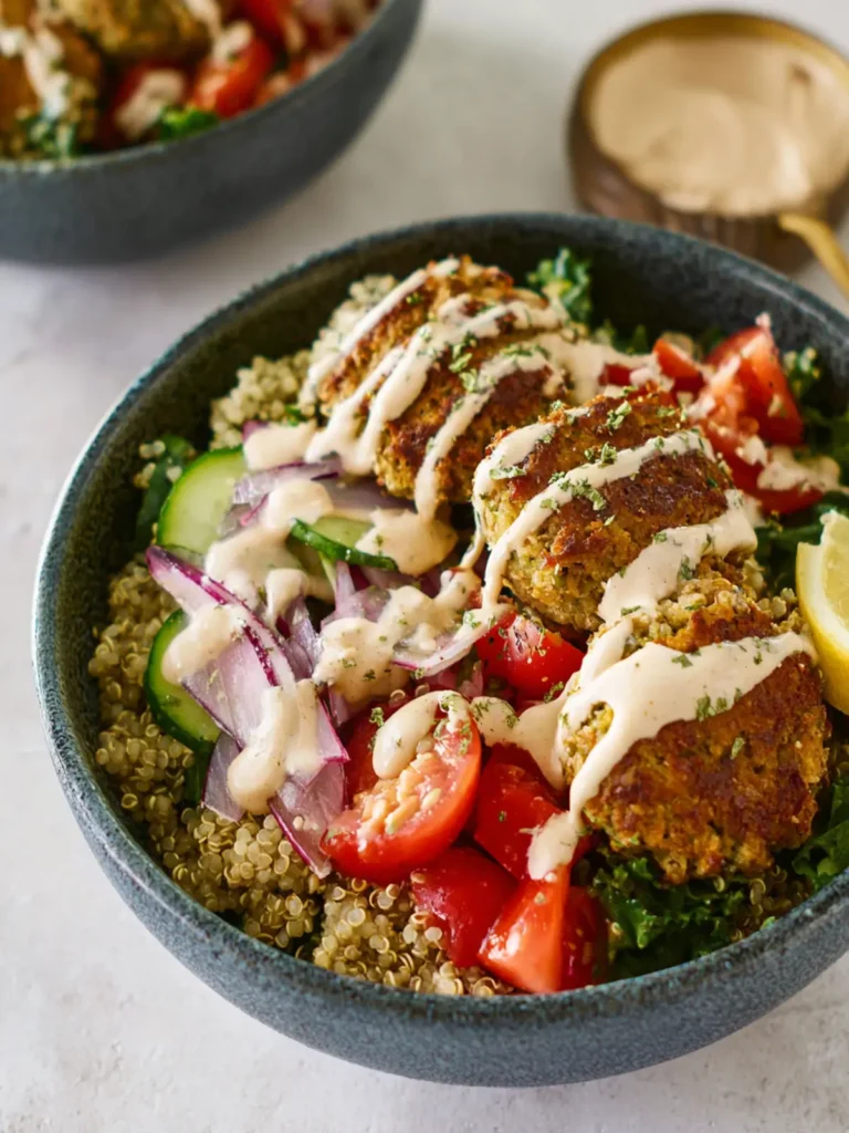 Falafel Quinoa Bowls First Image