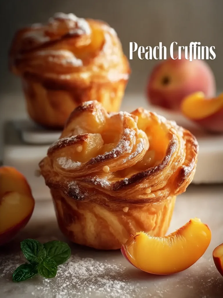 Peach Pie Cruffins First Image