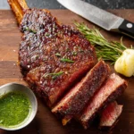 Reverse Sear Cowboy Steak First Image