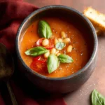 Tomato Basil White Bean Soup First Image