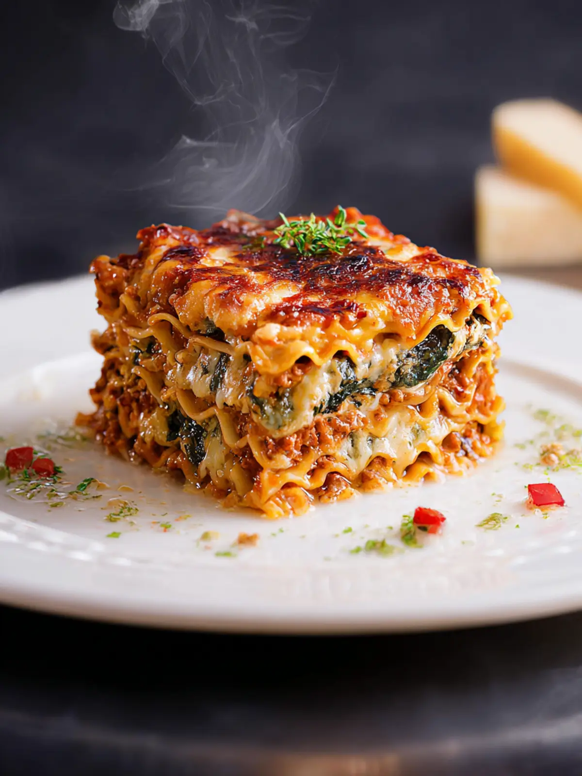 Turkey Spinach Lasagna First Image