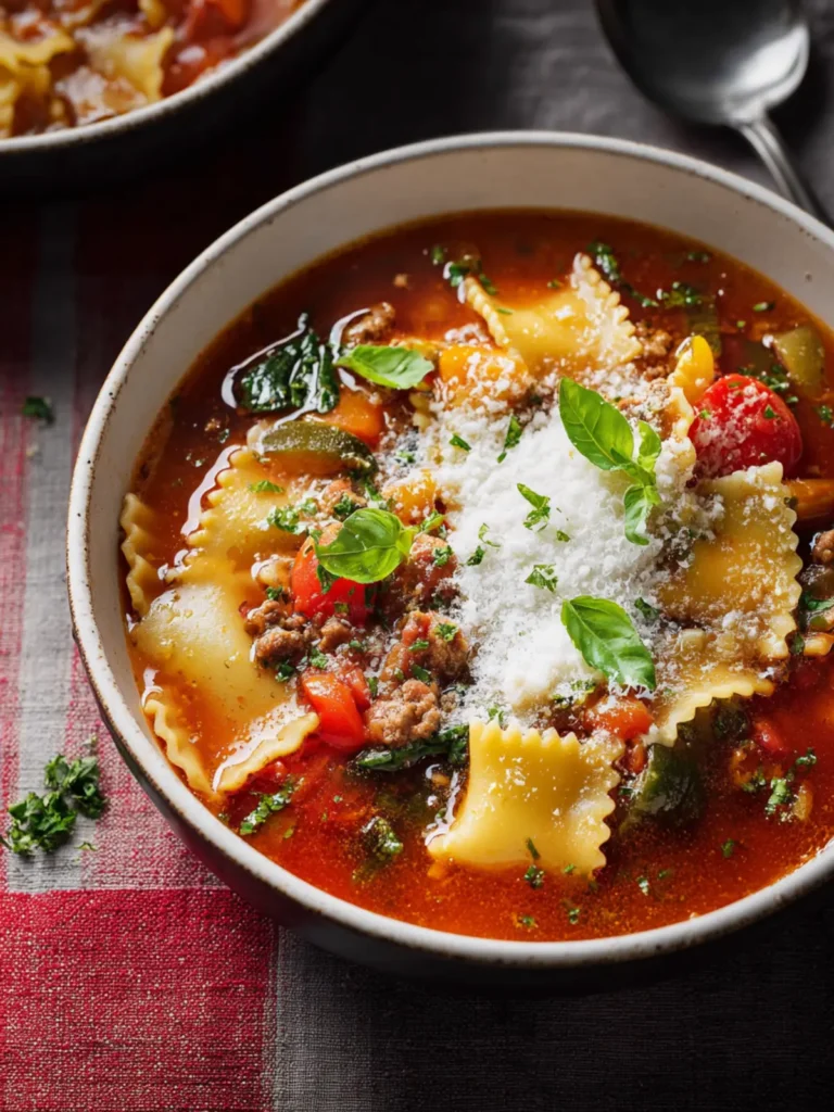 Vegetable Lasagna Soup First Image
