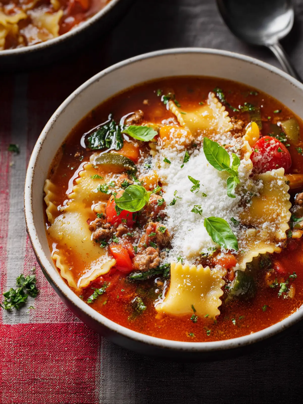 Vegetable Lasagna Soup First Image