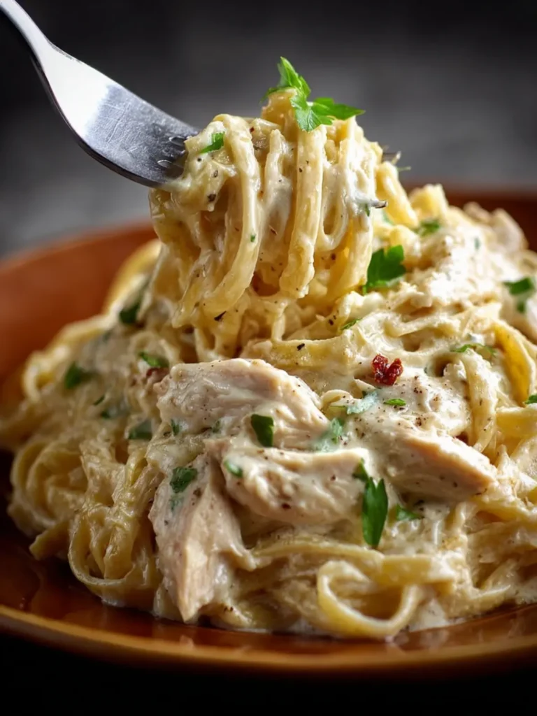 Chicken Alfredo Crockpot First Image