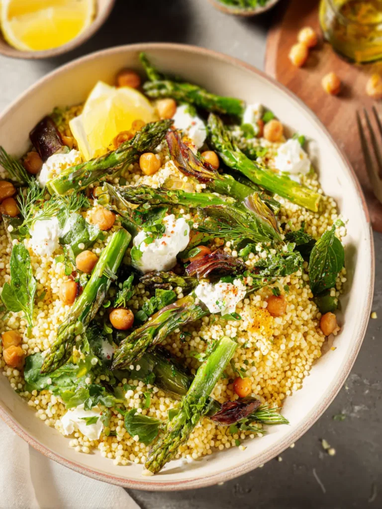 Couscous Asparagus Salad First Image