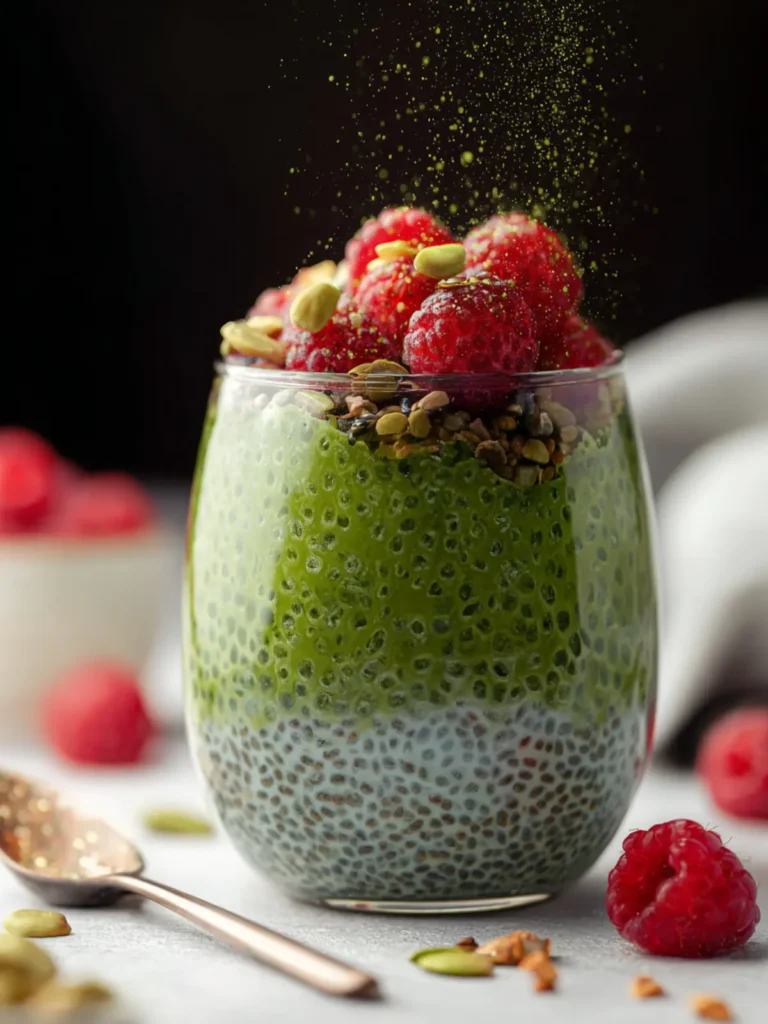 Matcha Chia Pudding First Image