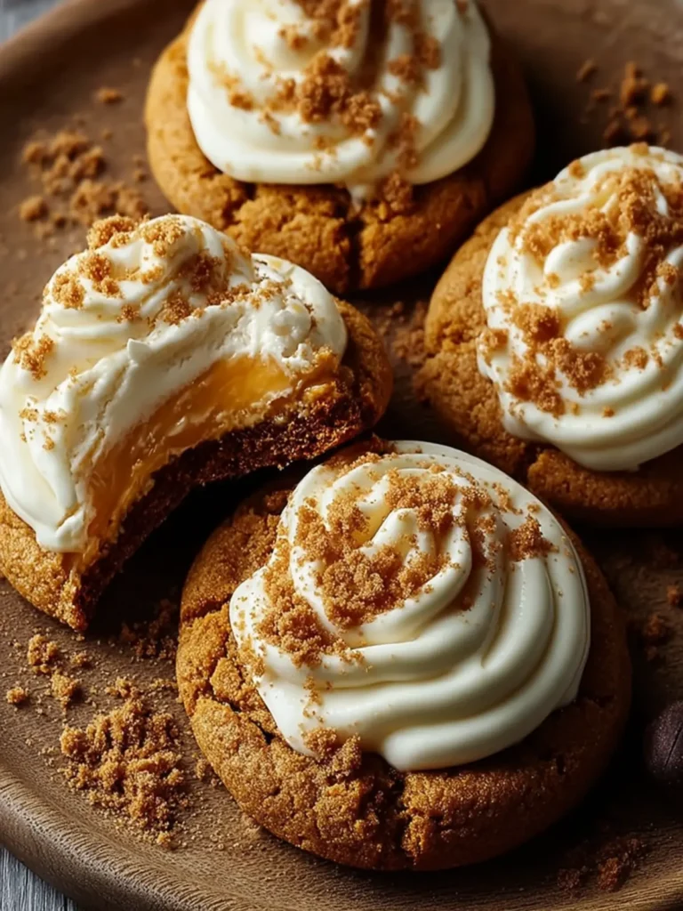 Pumpkin Cheesecake Cookies First Image