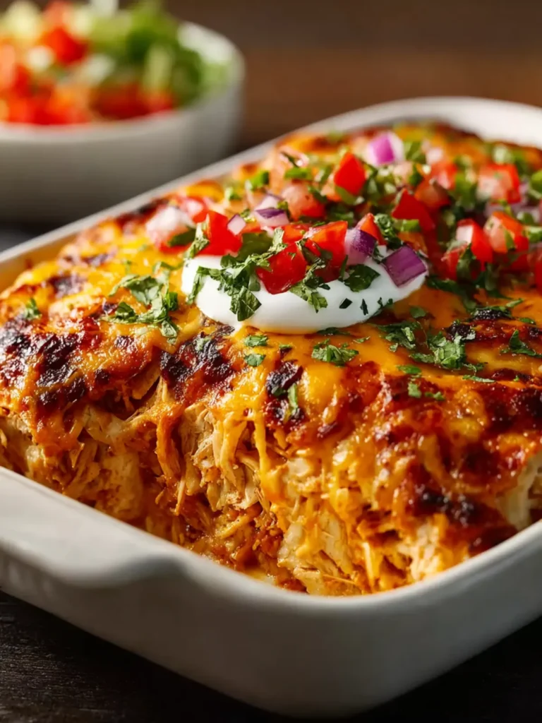 chicken burrito casserole First Image