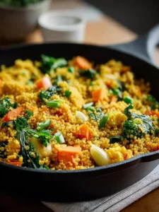 coconut turmeric quinoa skillet First Image