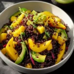 mango avocado black rice salad First Image
